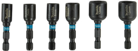 Makita tilbehør fatningssæt 6-delt - e-15768 - e-15768