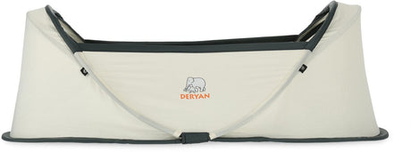 Deryan spædbarn baby box campingseng - baby myggenet - creme