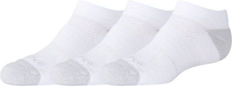 New balance ungdoms aktive no show sokker 3-pak unisex sportsstrømper - hvide