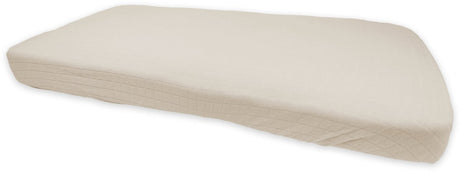 Lodger slumber - hoeslaken ledikant - creme - 60x120cm - biologisch katoen