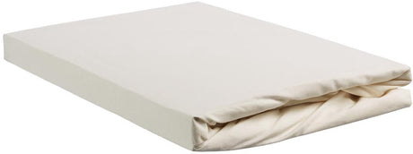 Ambiante katoen - splittopper hoeslaken - 180x220 - gebroken wit