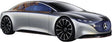 Maisto mercedes eqs, grå 1:27 bil