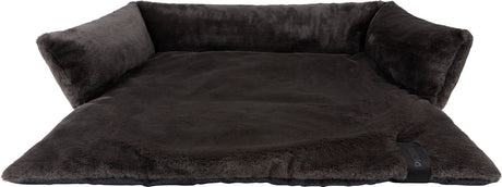 District 70 nuzzle - zachte mand voor op de bank - medium: 75 x 75 cm - donker grijs