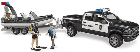 Bruder 2507 bil dodge ram politi lys og lyd