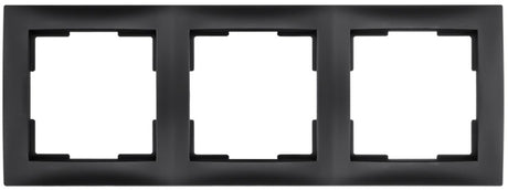 Ion industries e1 afdekraam 3-voudig mat zwart (80.302.316)