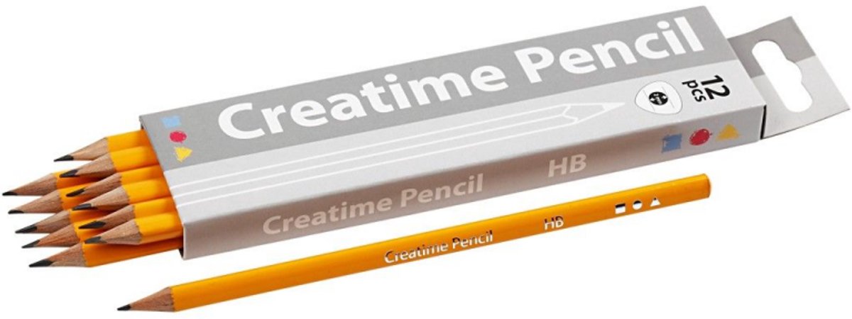 Creativ virksomhed https: www.cchobby.nl skoleblyanter-l-17-5-cm-hb-thickness-7-mm-filling-2-mm-12-piece-1-box