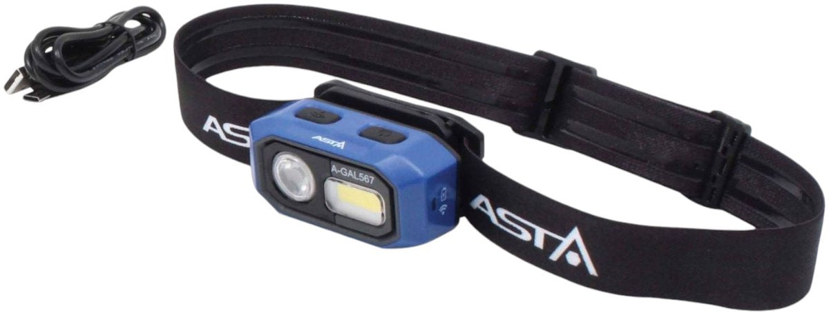Asta satra genopladelig pandelampe 480 lumen - LED lampe - pandelampe - byggelampe - asta