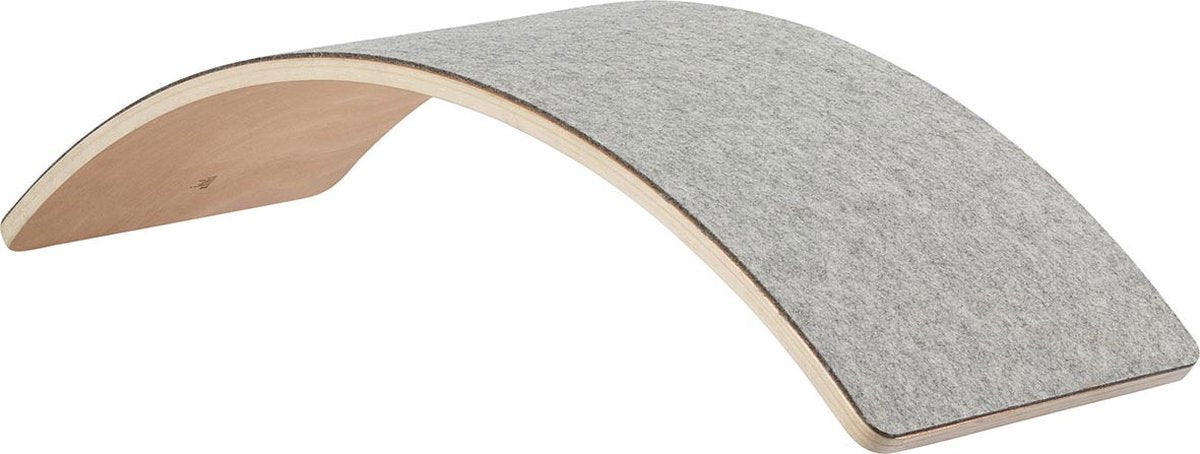Goki Wood Balance Board Wave med filt, 82 cm