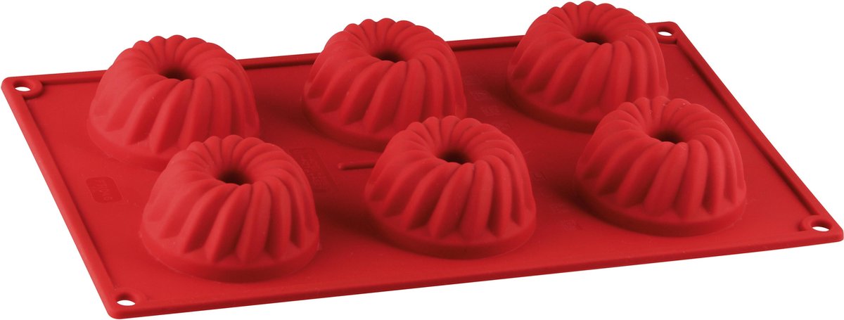 Dr. oetker kageform minis - silikone - 6 former