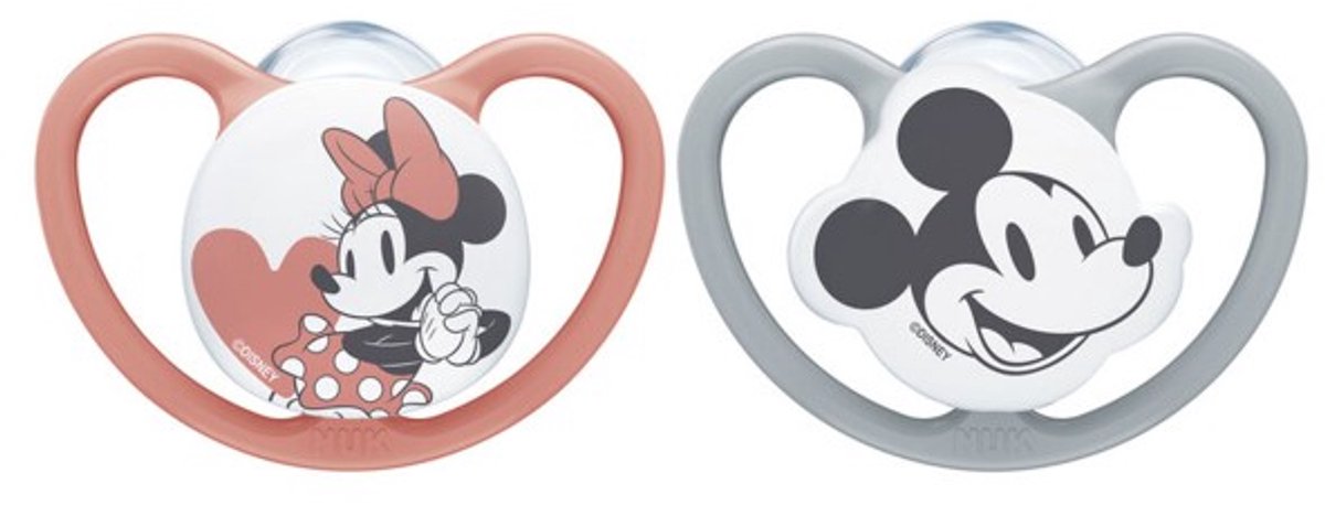 Nuk space disney babysutter 2 stk. 0+ måneder