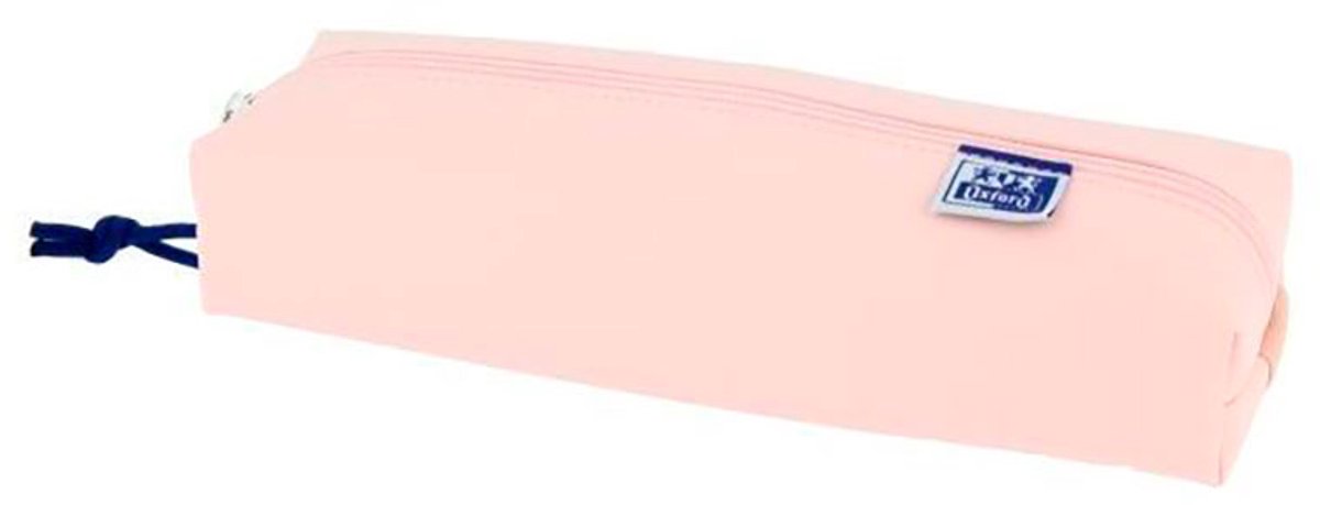 Oxford live go pennetui rektangulært pastel pink