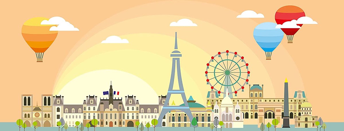 Ravensburger puslespil paris puslespil - 1000 brikker - byer.