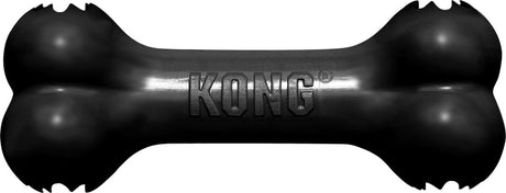 Kong extreme goodie bone - stor - sort - gummi - 22 cm