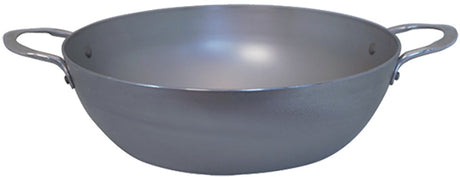 Debuyer de buyer mineral b stegepande 24 cm med 2 greb – stålplade – pfas-fri – naturlig non-stick belægning – induktion velegnet