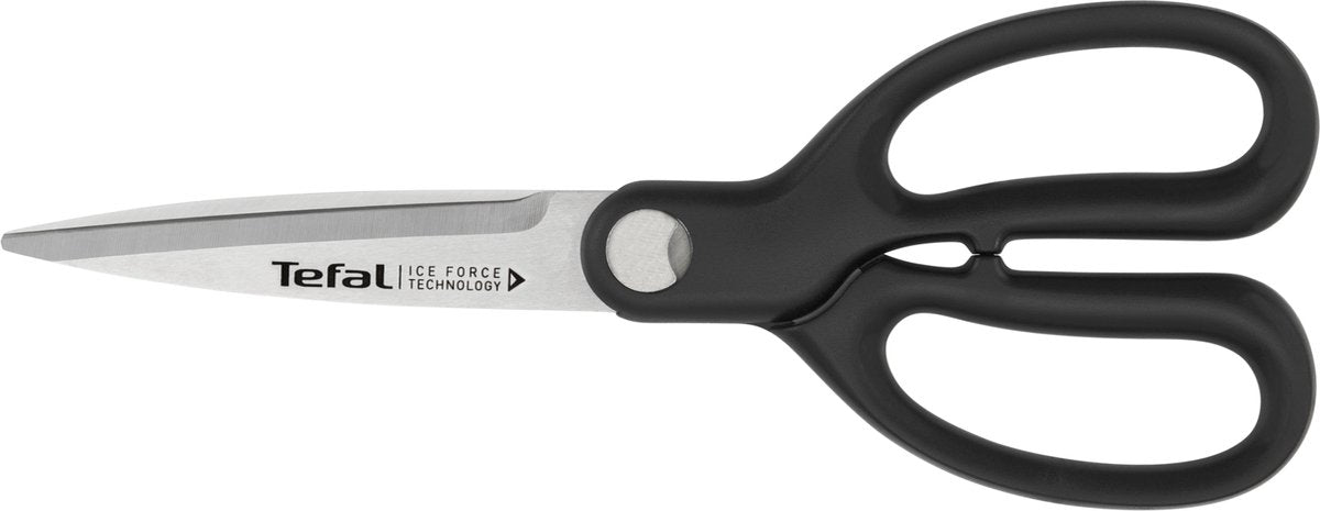 Tefal ice force - køkkensaks - sort - rustfri stålklinger - ergonomisk - holdbar
