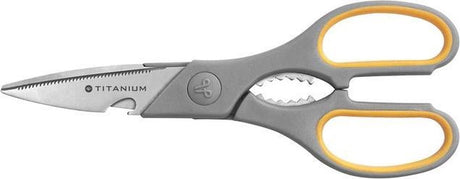 Westcott saks - 21 cm - titanium - softgrip - med flaskeåbner - ac-e30486