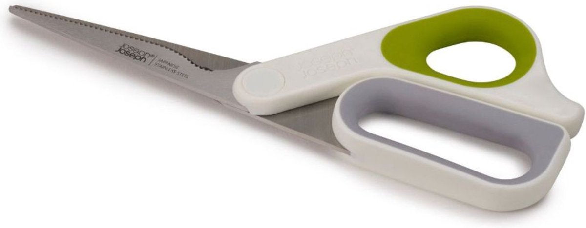 Joseph joseph powergrip køkkensaks, grøn hvid -