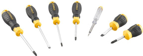 Stanley STHT16166-0 Cushion Grip™ skruetrækkersæt PH SL spændingstester - 6-delt