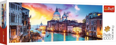 Trefl panorama grande canal venedig puslespil - 1000 brikker