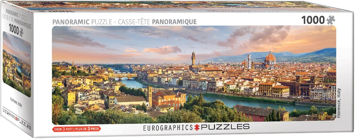 Eurographics puslespil Firenze Italien 1000 brikker puslespil.
