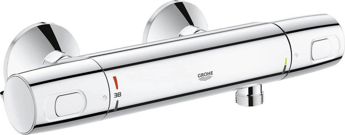 Grohe precision trend ny termostat brusehane - 12 cm - krom
