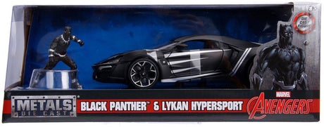 Jada legetøj Jada die-cast Avengers Black Panther med bil 1:24