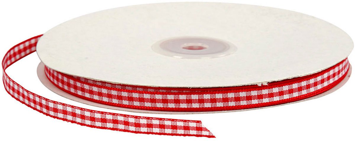 Creativ Company Checkered Ribbon, 50m