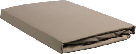 Beddinghouse - percale-katoen - split-topper - hoeslaken - 140x200 cm - taupe
