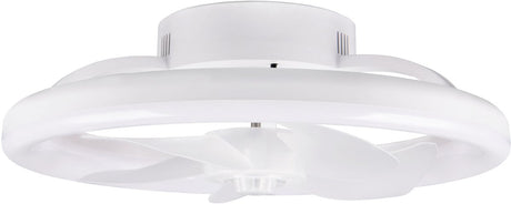 Rl live your light reality pajala - ventilator - hvid mat - inkl. 1x SMD 22 W - fjernbetjening - integreret lysdæmper - trinløst justerbar lysfarve - 3 hastighedsindstillinger - hukommelsesfunktion via fjernbetjening - sommer- og vintertilstand