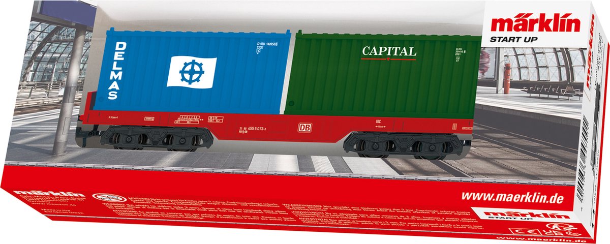 Märklin opstart - containervogn