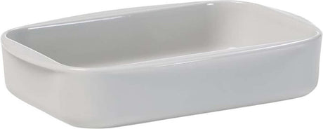 Eva trio - legio nova bageform 24x17 cm - porcelæn - sølv -