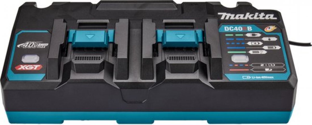 Makita dc40rb duo hurtigoplader xgt - 191n09-8 - 191n09-8