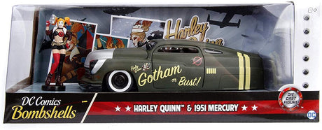 Jada legetøj 1951 kviksølv - harley quinn - dc comics bombshells - jada 1:24