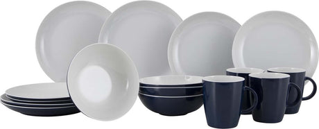 Gimex solid line service - blå hvid - 16 stk