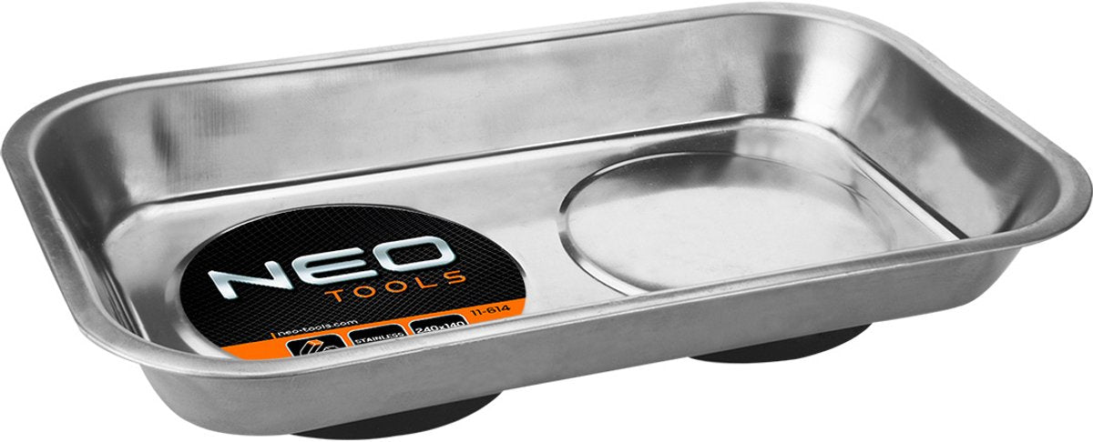 Neo tools magnetisk bakke 245x145mm ferritmateriale forkromet