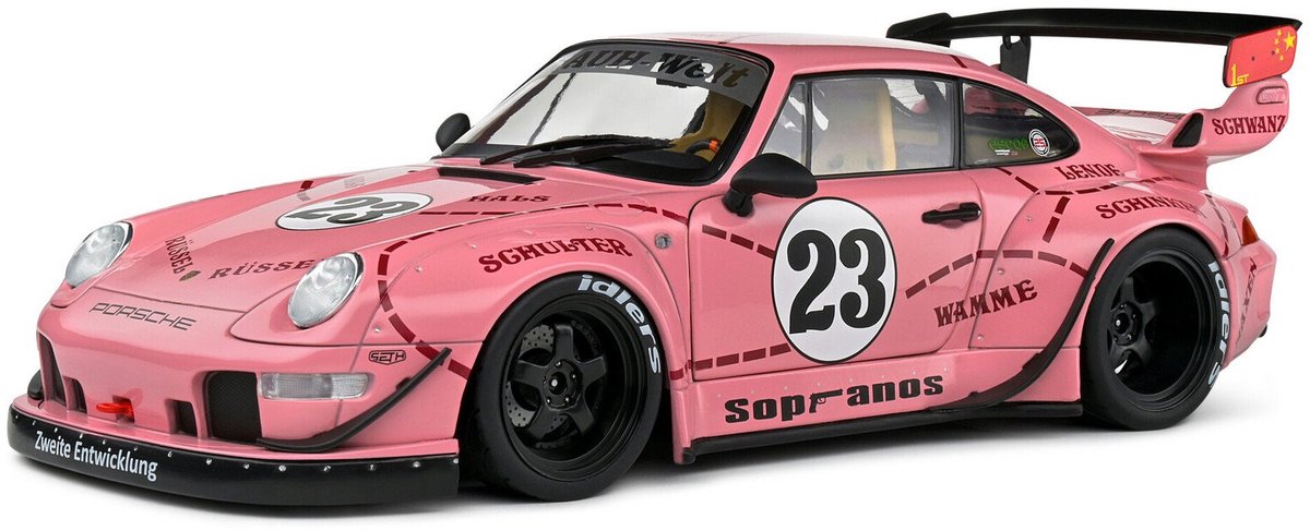 Porsche rwb sopraner 2020 - 1:18 skalamodel af solido