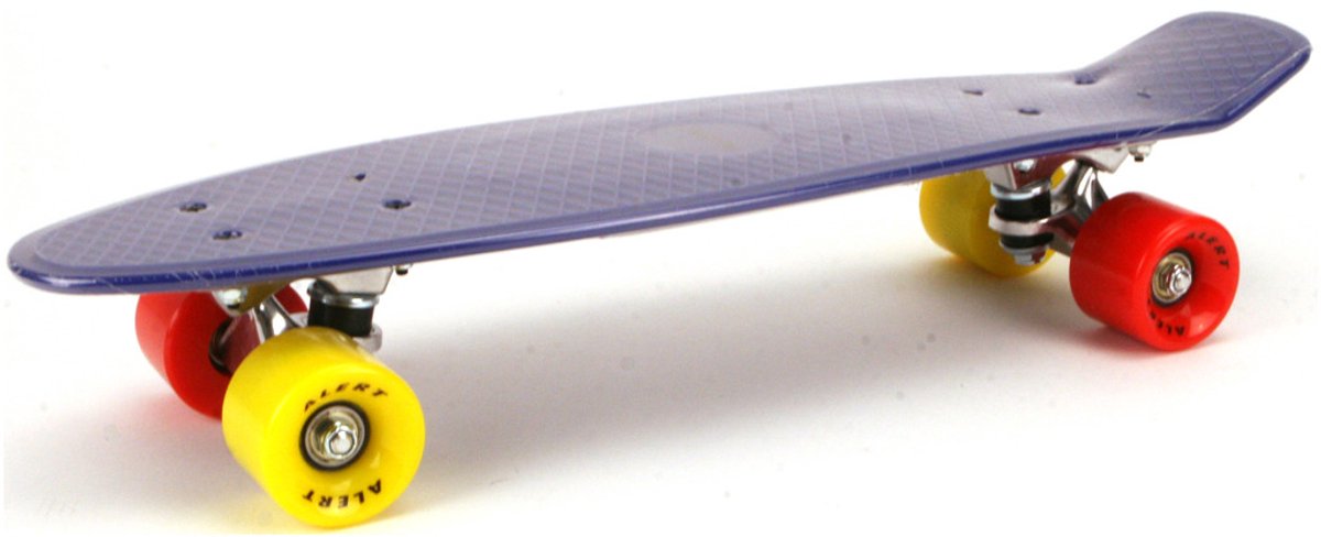 Alert skateboard – 55 cm, blå