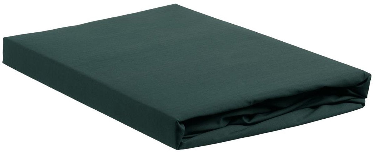 Ambiante katoen - hoeslaken - 70x200 - donker groen