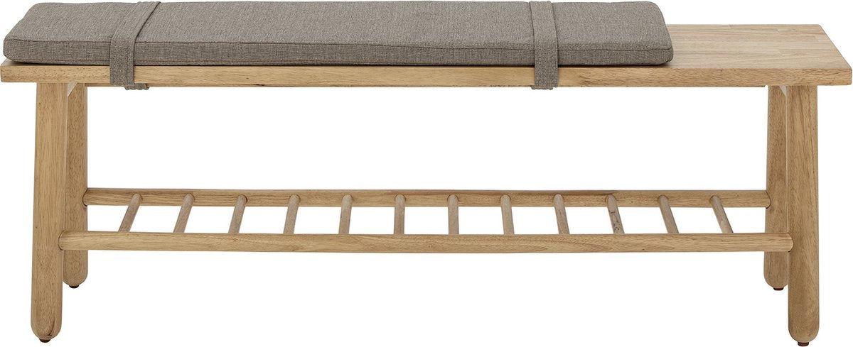 Bloomingville - lime bænk - beige - gummitræ