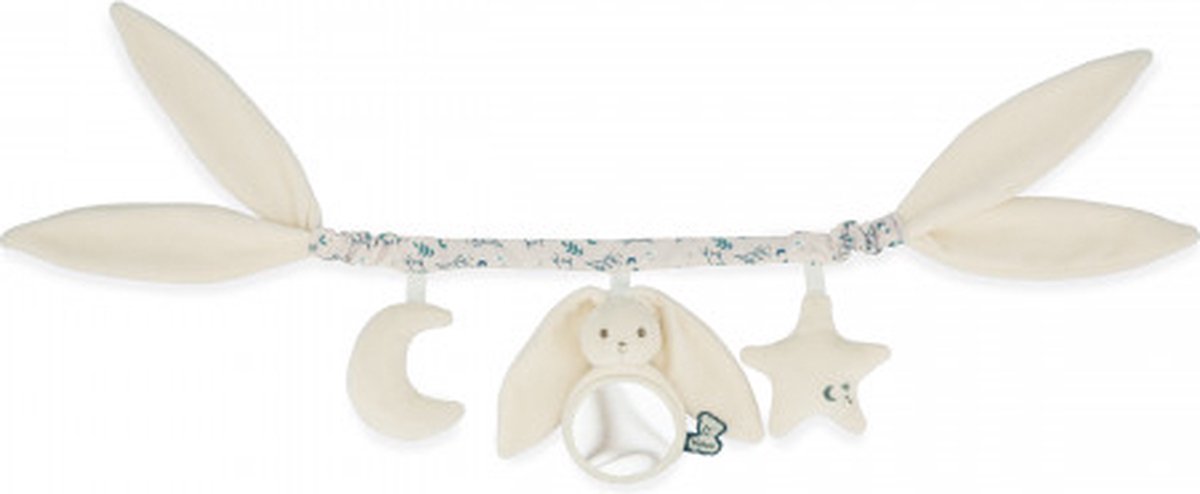 Kaloo lapinoo – barnevognsstrammer – barnevognstilbehør – creme – kanin