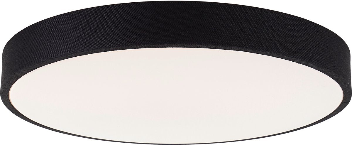 Brilliant filiz - loftslampe - ø 49 cm - LED 36w - CCT - dæmpbar - fjernbetjening - sort og hvid