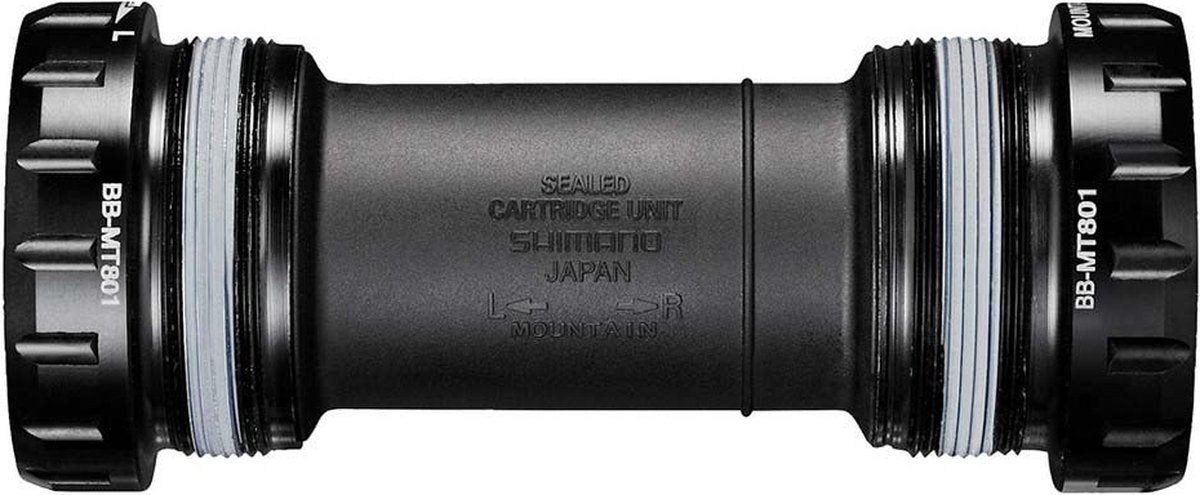 Shimano deore xt bb-mt801 bsa bundbeslag lejer sølv 68 mm