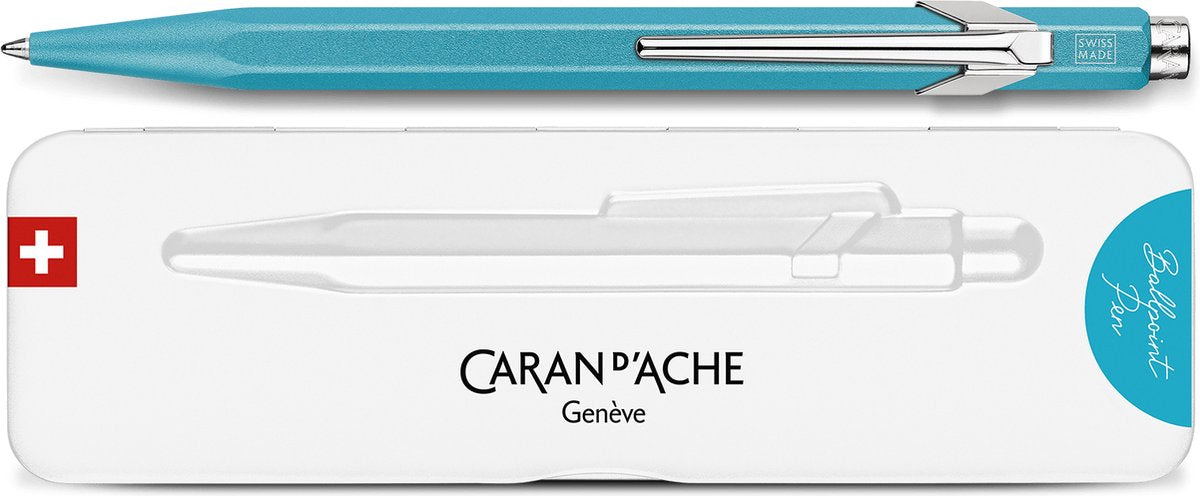 Caran d'ache colormat-x kuglepen turkis