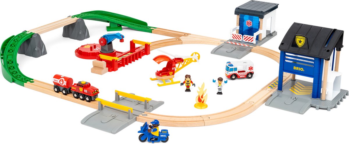 Brio redningshold togsæt - 36025 - togbane