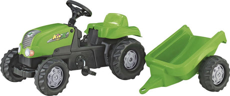 Rolly toys rollykid - pedaltraktor med trailer