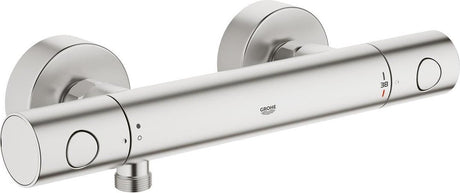 Grohe grohtherm 1000 cosmopolitan m termostatisk brusehane - 15cm - superstål (rustfrit stål)