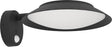 Eglo cerrisi solar wandlamp buiten - 25 cm - zwart wit - bewegingssensor