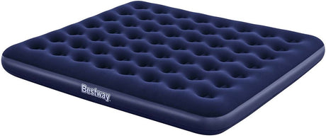 Bestway 67004 luftmadras - king size 2 personer - 203 x 183 x 22 cm - velour