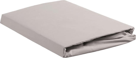 Beddinghouse percale katoen - hoeslaken - 160x200 - licht grijs