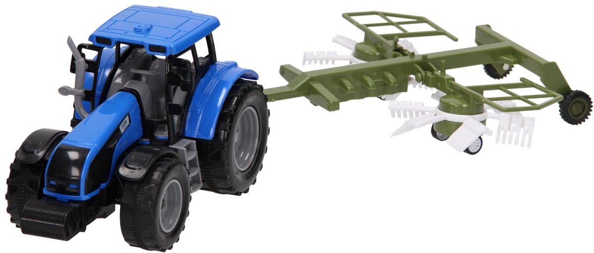 Lobbes legetøj f.eks. traktor med høvender 1:32
